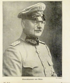 1917 - alter Druck - Generalleutnant von Moser